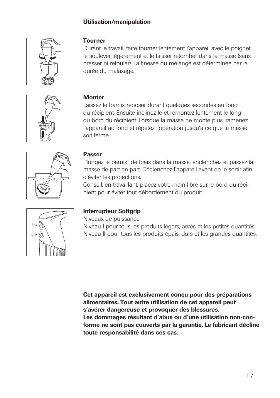 bamix SwissLine User Manual | Page 17 / 40