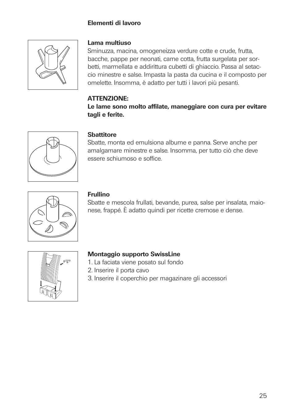 bamix SwissLine User Manual | Page 25 / 40