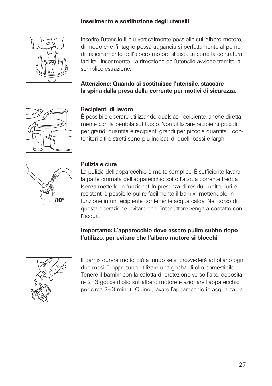 bamix SwissLine User Manual | Page 27 / 40