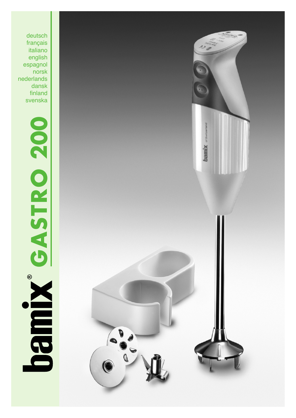 bamix Gastro 200 User Manual | 44 pages