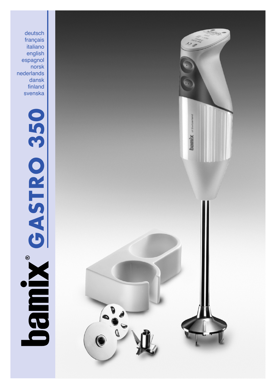 bamix Gastro 350 User Manual | 44 pages