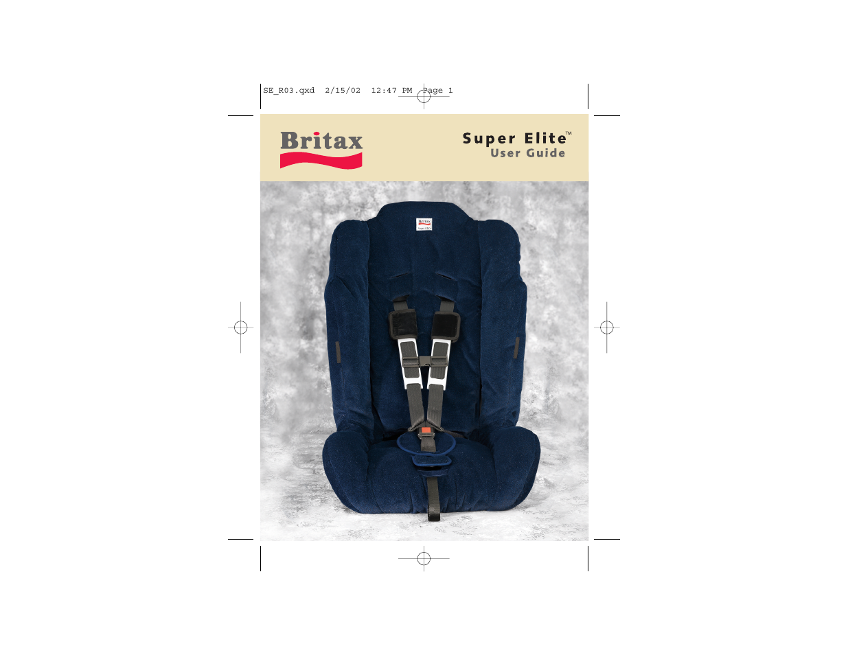 Britax Super Elite User Manual | 17 pages