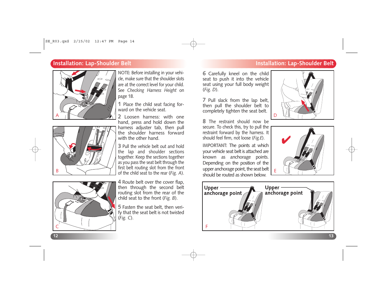 Britax Super Elite User Manual | Page 8 / 17
