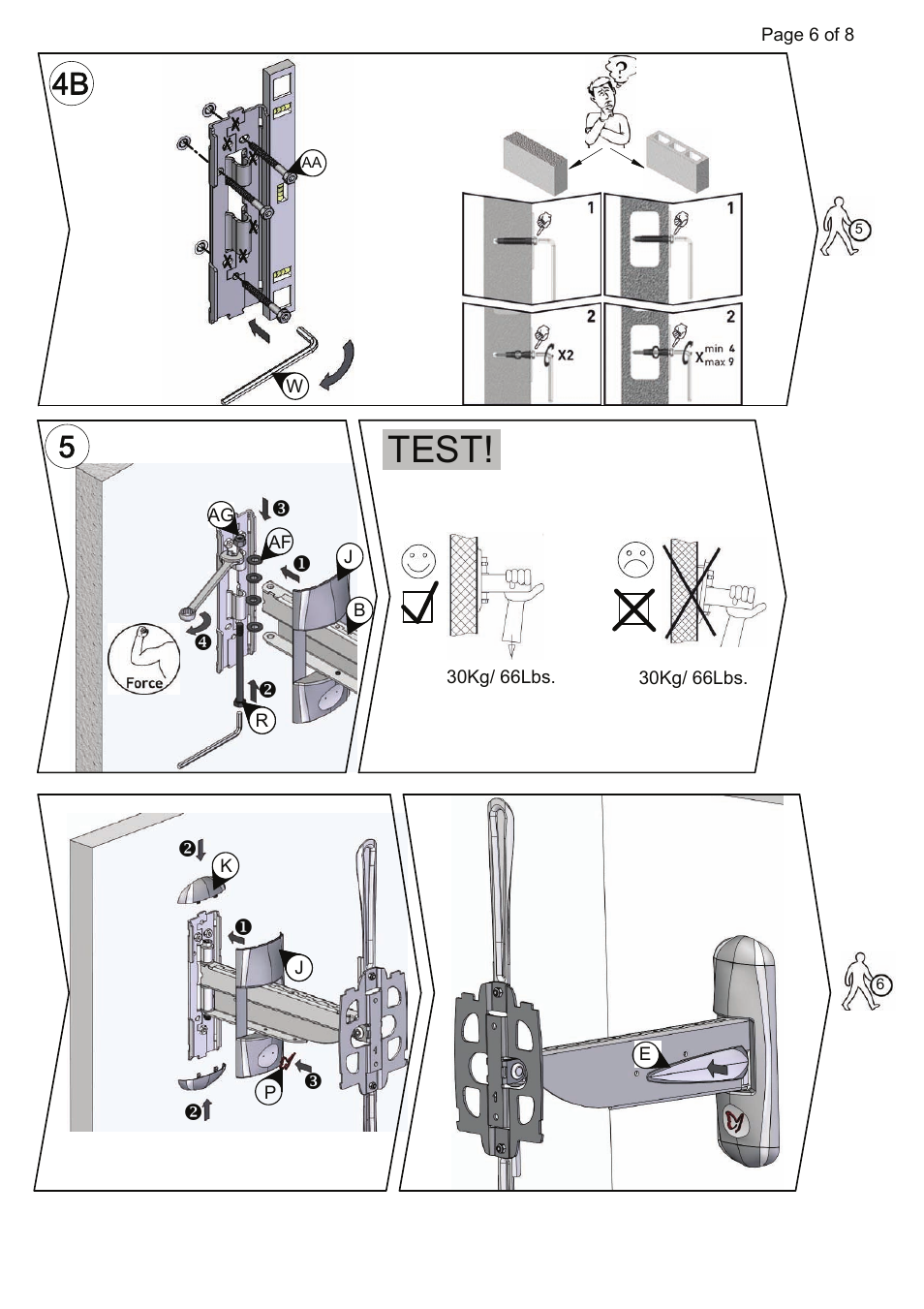 Test | Barkan Mounting 53 User Manual | Page 6 / 8