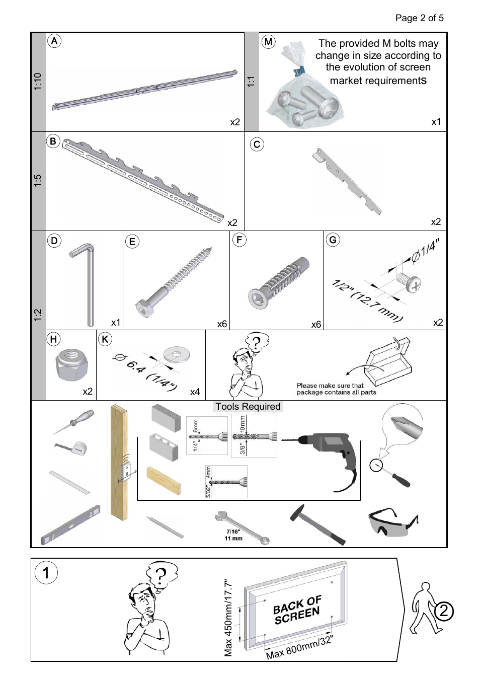 Barkan Mounting 40P User Manual | Page 2 / 5