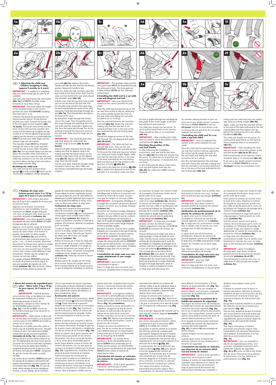 Britax ECLIPSE none User Manual | Page 2 / 2