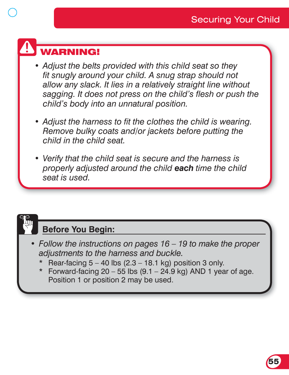 Britax ROUNDABOUT 55 User Manual | Page 57 / 70
