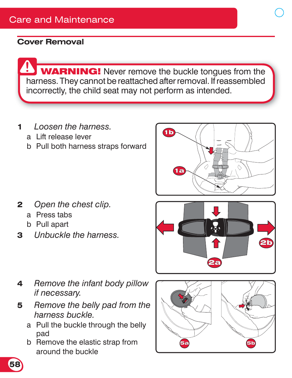 Britax ROUNDABOUT 55 User Manual | Page 60 / 70