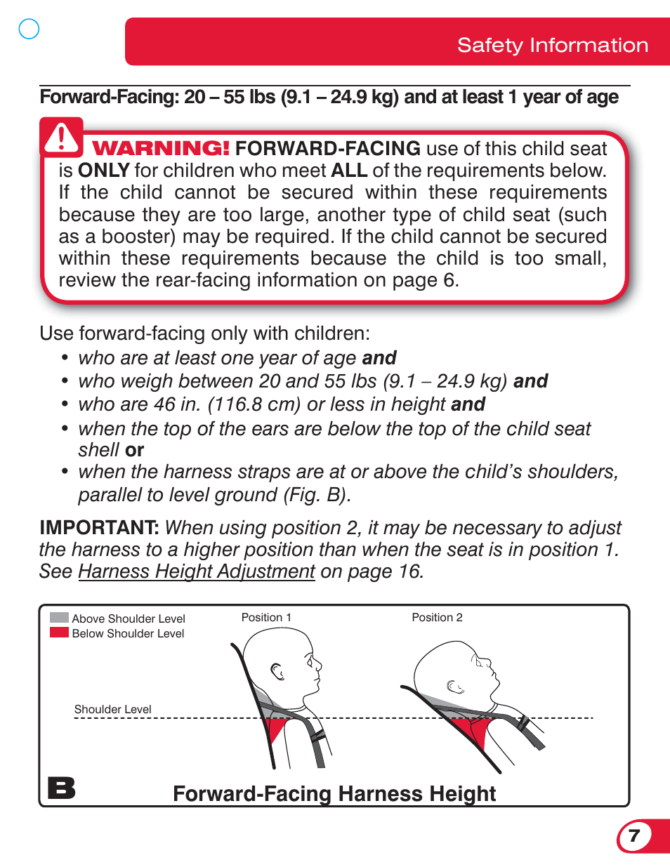 Britax ROUNDABOUT 55 User Manual | Page 9 / 70