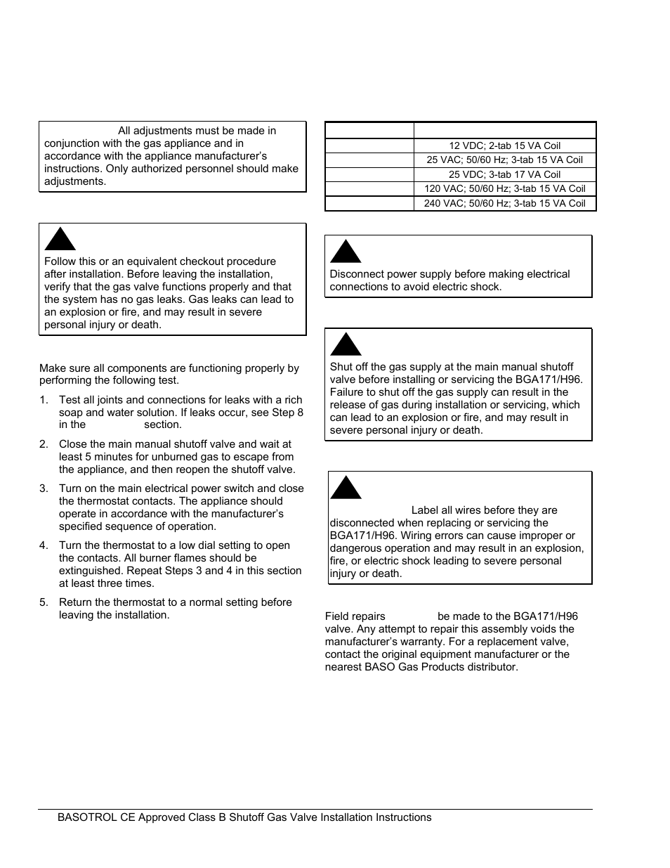 BASO BGAH96 Series BASOTROL User Manual | Page 4 / 5