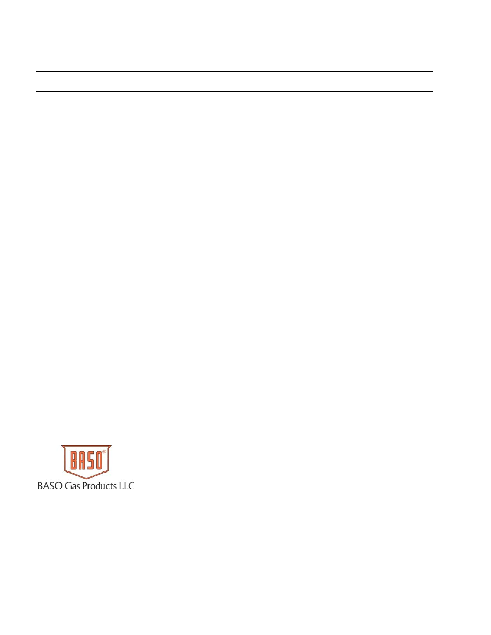 Technical data (continued) | BASO BGC278 Series BASOTROL User Manual | Page 6 / 6