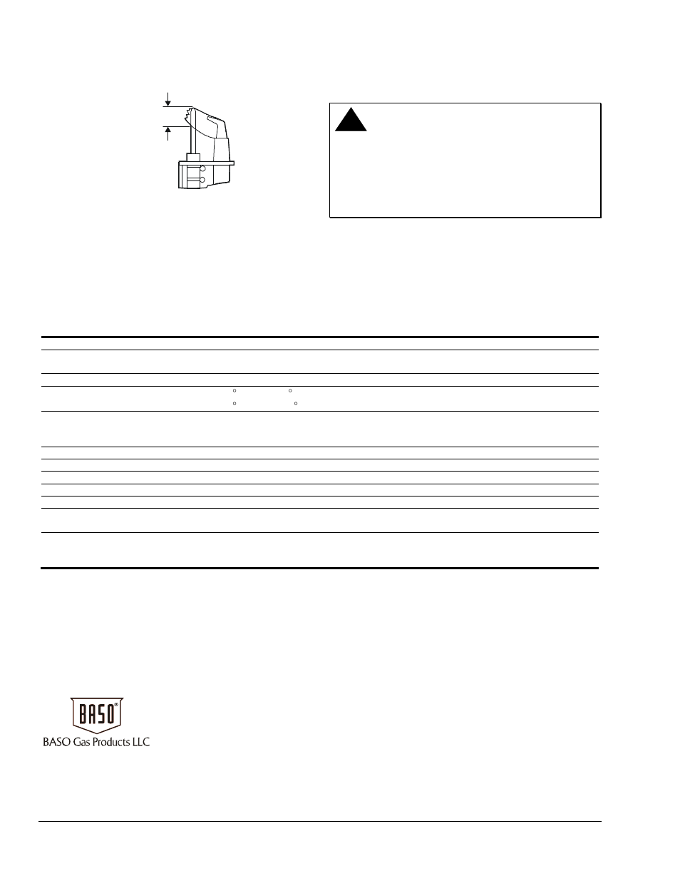 Repairs and replacements, Technical specifications | BASO H17 Series Automatic Pilot Valve User Manual | Page 4 / 4