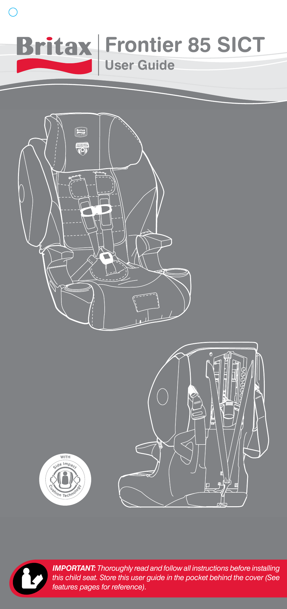 Britax FRONTIER 85 SICT User Manual | 29 pages