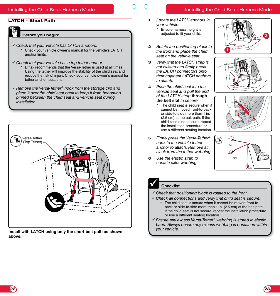 Britax FRONTIER 85 SICT User Manual | Page 13 / 29