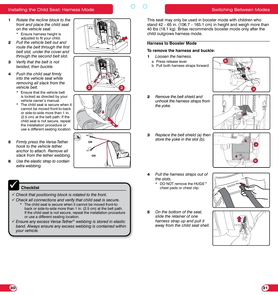 Britax FRONTIER 85 SICT User Manual | Page 17 / 29