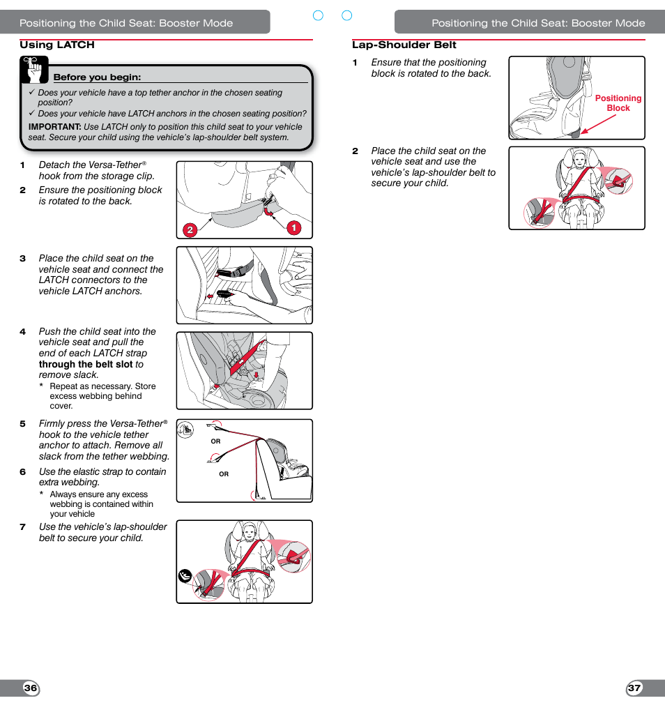Britax FRONTIER 85 SICT User Manual | Page 20 / 29
