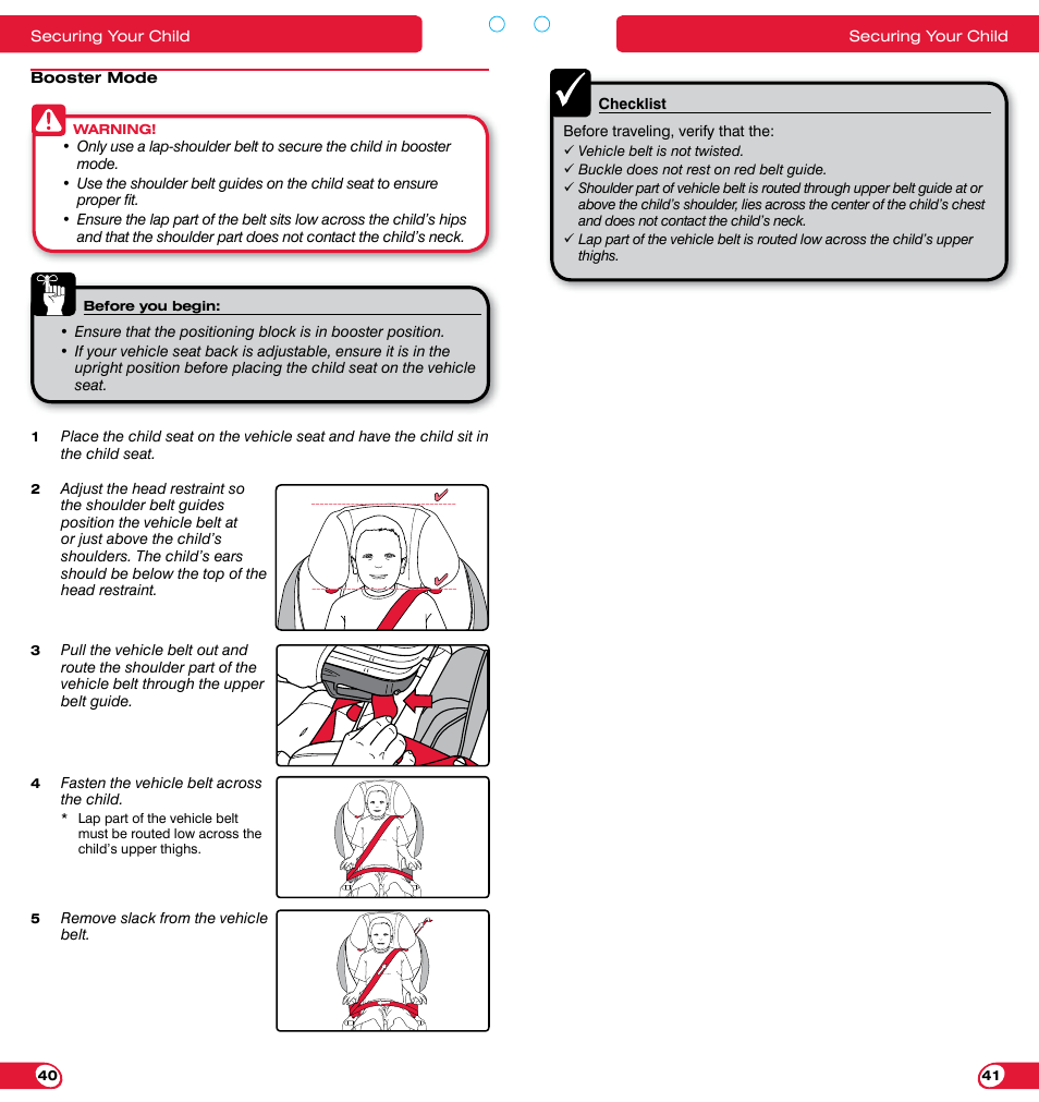 Britax FRONTIER 85 SICT User Manual | Page 22 / 29