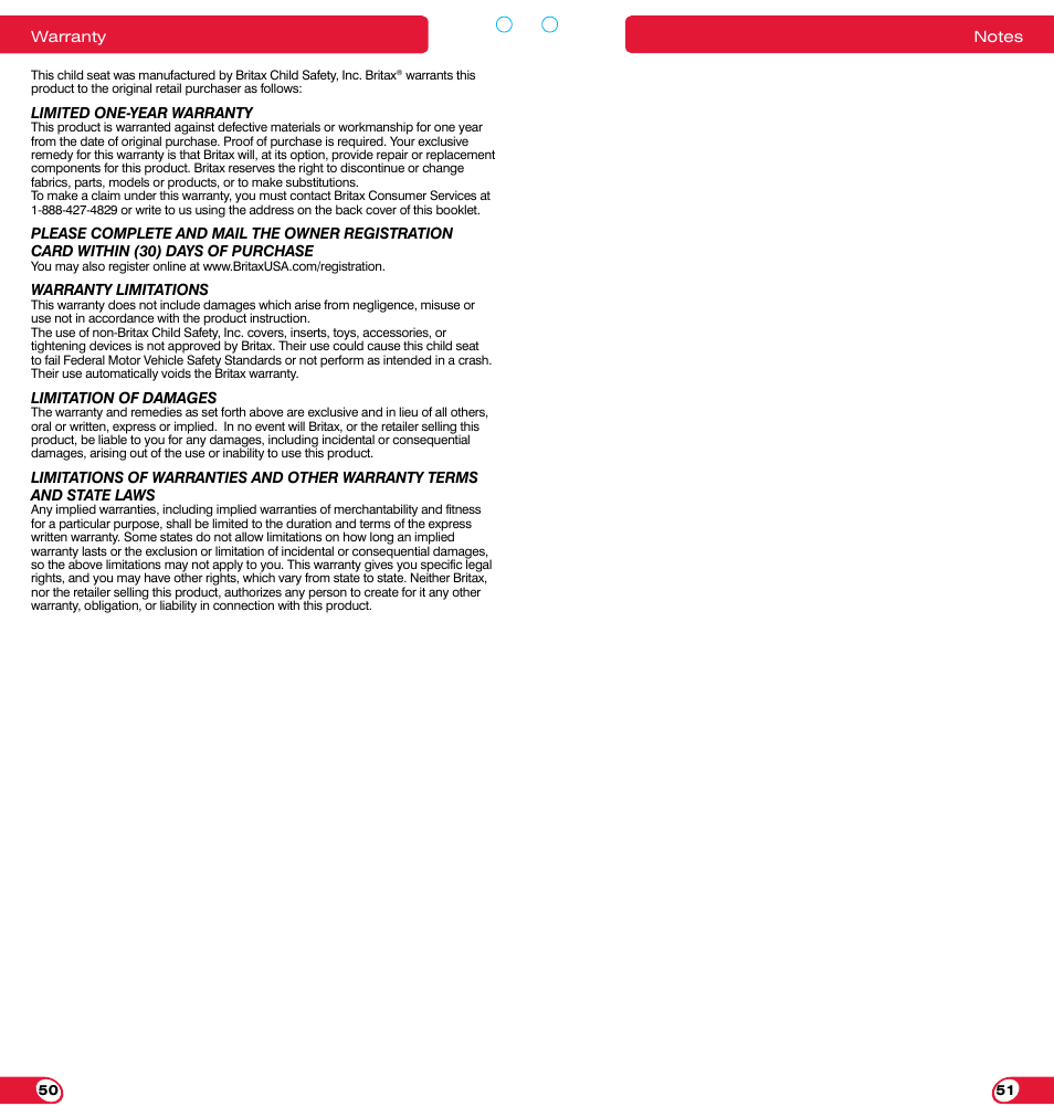 Britax FRONTIER 85 SICT User Manual | Page 27 / 29