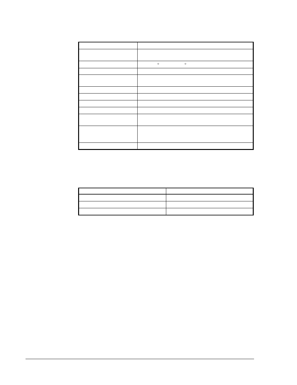 Table 1: specifications, Table 2: universal replacement gas valve chart | BASO VLV49A Series User Manual | Page 2 / 12