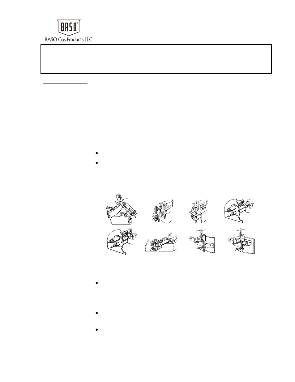 BASO Pilot Burners User Manual | 5 pages