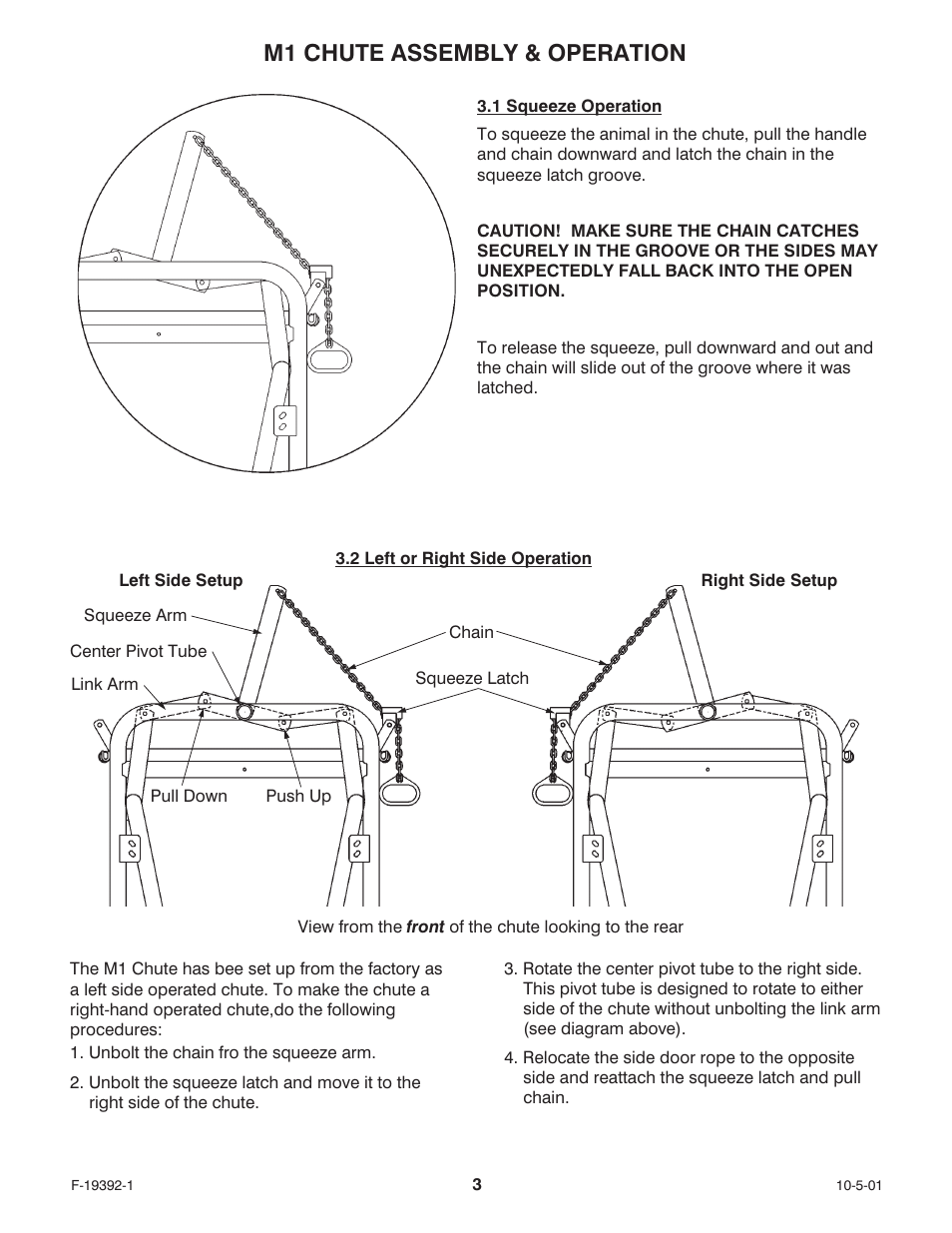 M1 chute assembly & operation | Behlen 62175882 User Manual | Page 4 / 14