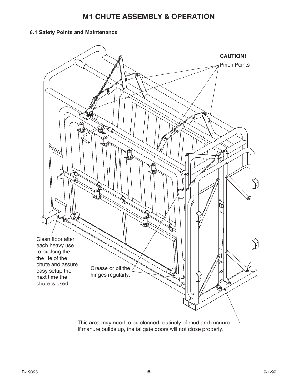 M1 chute assembly & operation | Behlen 62175882 User Manual | Page 7 / 14