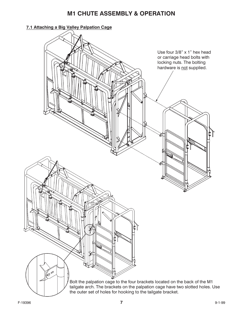 M1 chute assembly & operation | Behlen 62175882 User Manual | Page 8 / 14