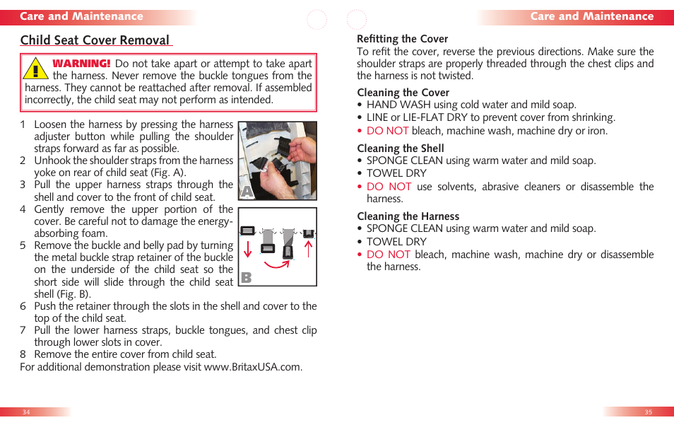 Britax Roundabout User Manual | Page 19 / 22