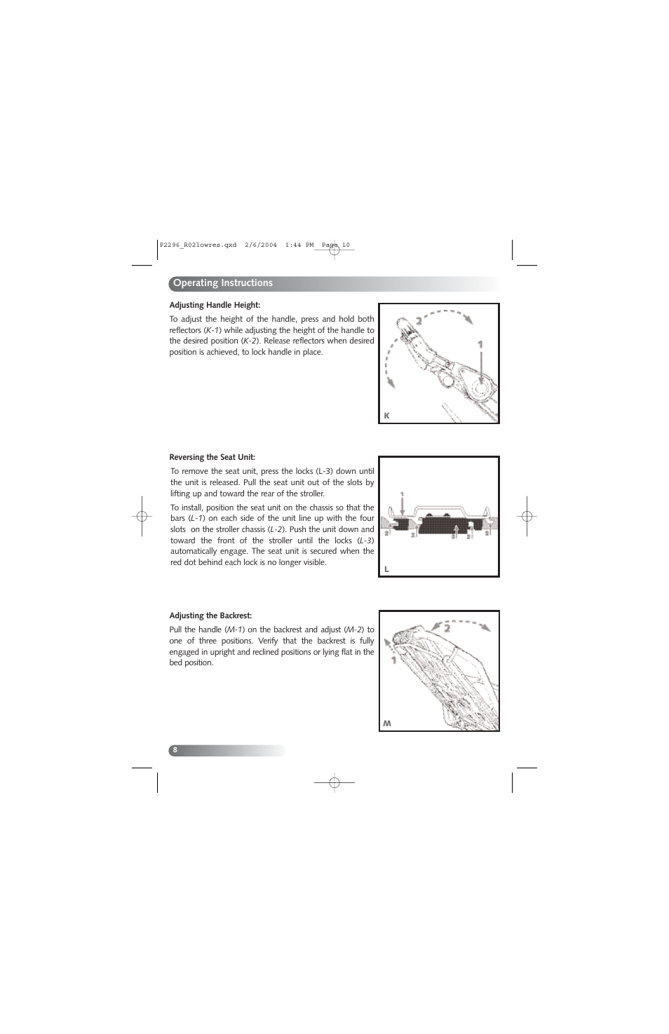 Britax Y2K 03.A User Manual | Page 10 / 14