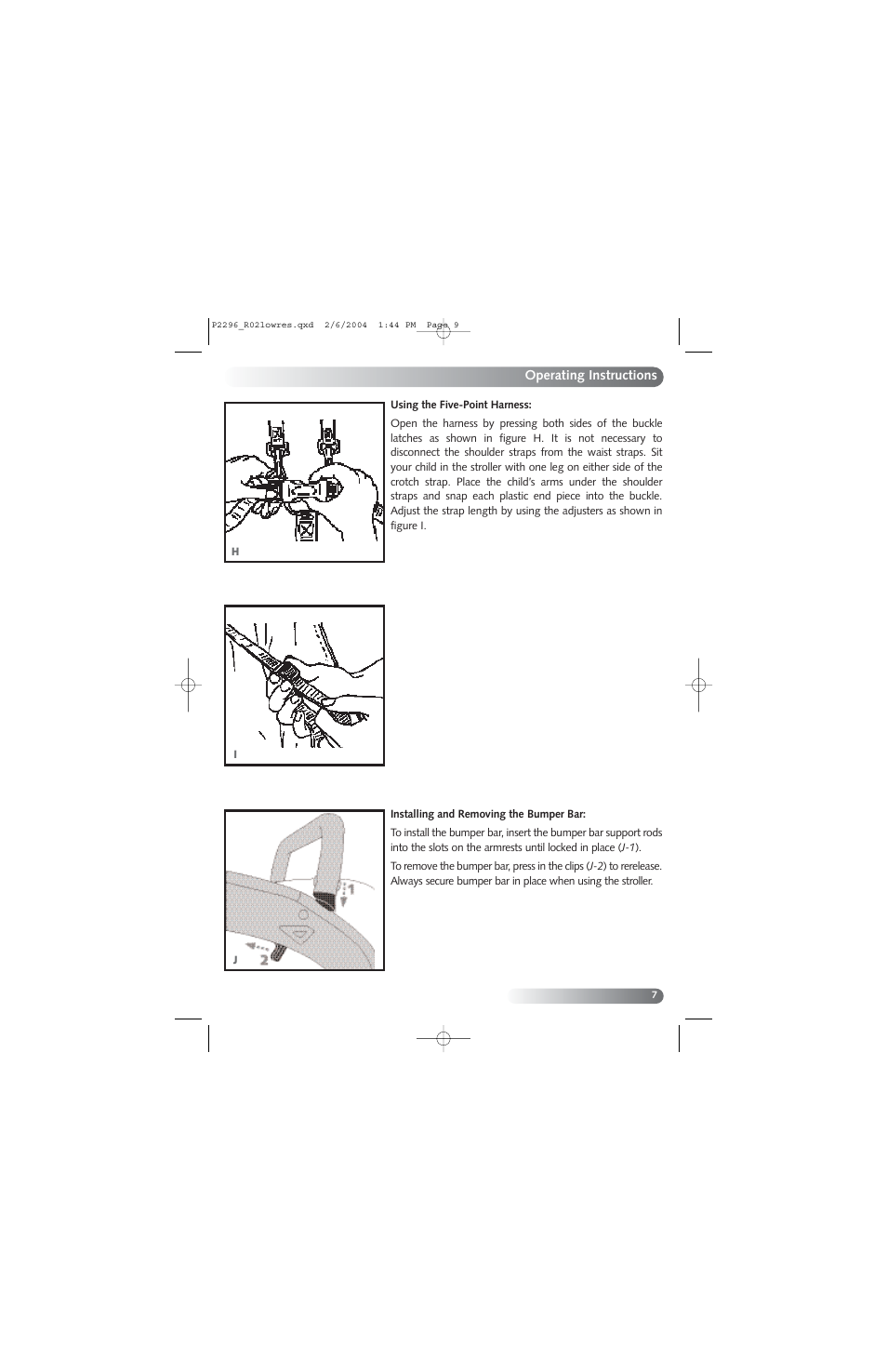 Britax Y2K 03.A User Manual | Page 9 / 14