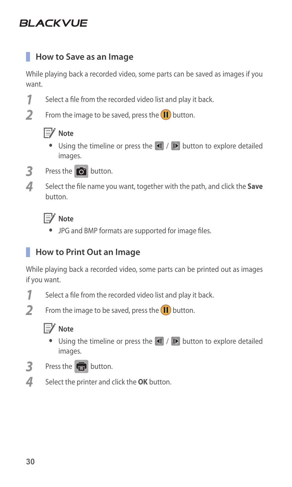 BlackVue DR3500-FHD V.1.00 User Manual | Page 30 / 42