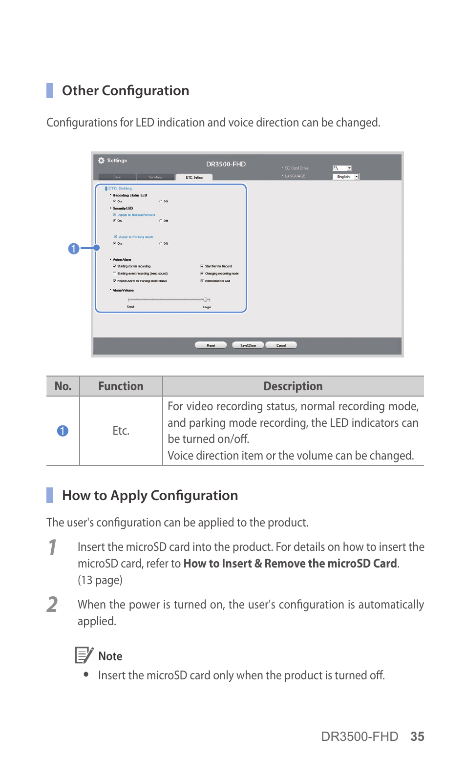 BlackVue DR3500-FHD V.1.00 User Manual | Page 35 / 42