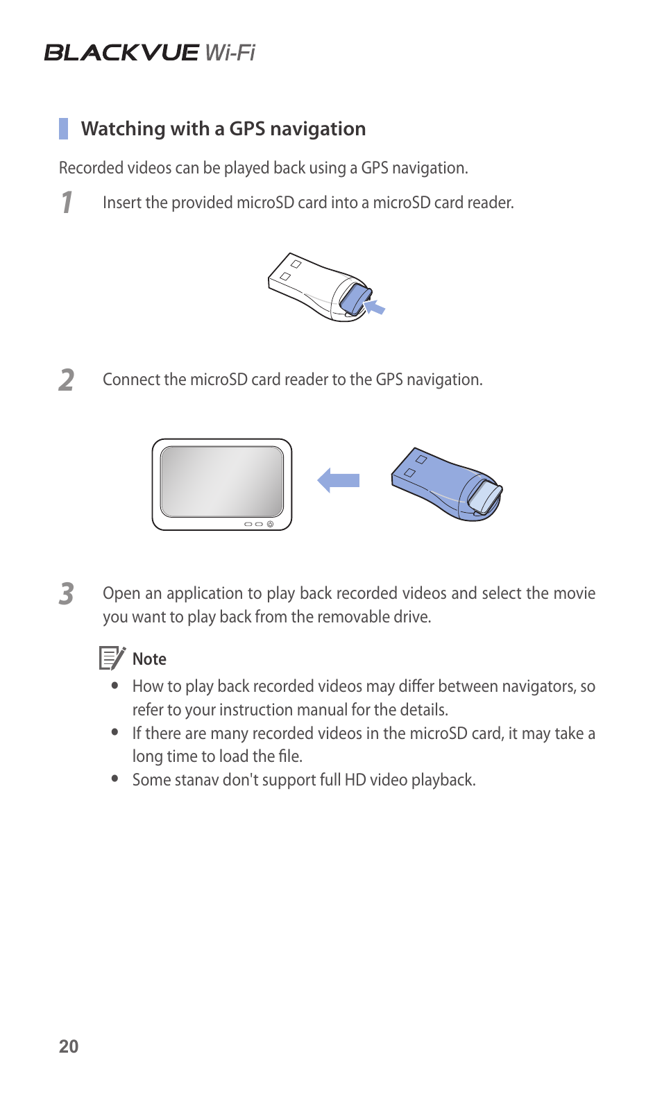 BlackVue DR600GW-HD V.1.01 User Manual | Page 20 / 47