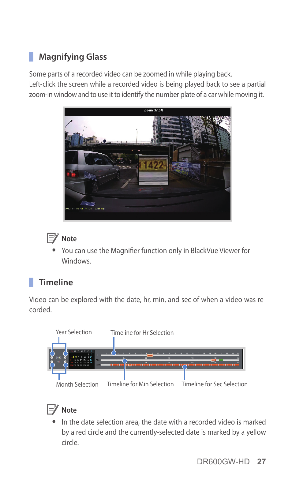 BlackVue DR600GW-HD V.1.01 User Manual | Page 27 / 47