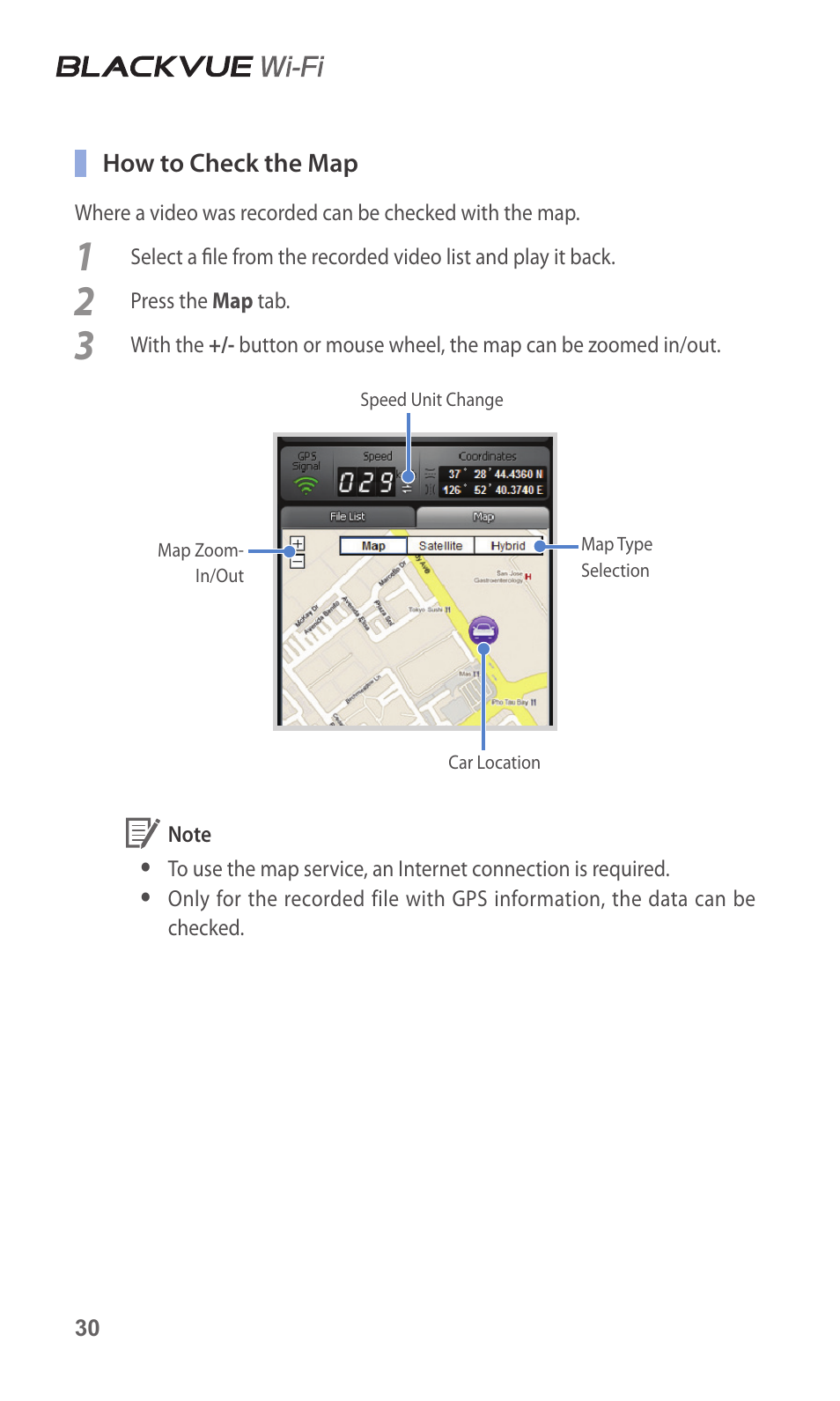 BlackVue DR600GW-HD V.1.01 User Manual | Page 30 / 47