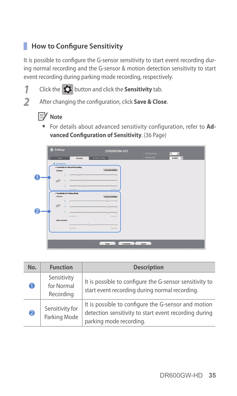 BlackVue DR600GW-HD V.1.01 User Manual | Page 35 / 47