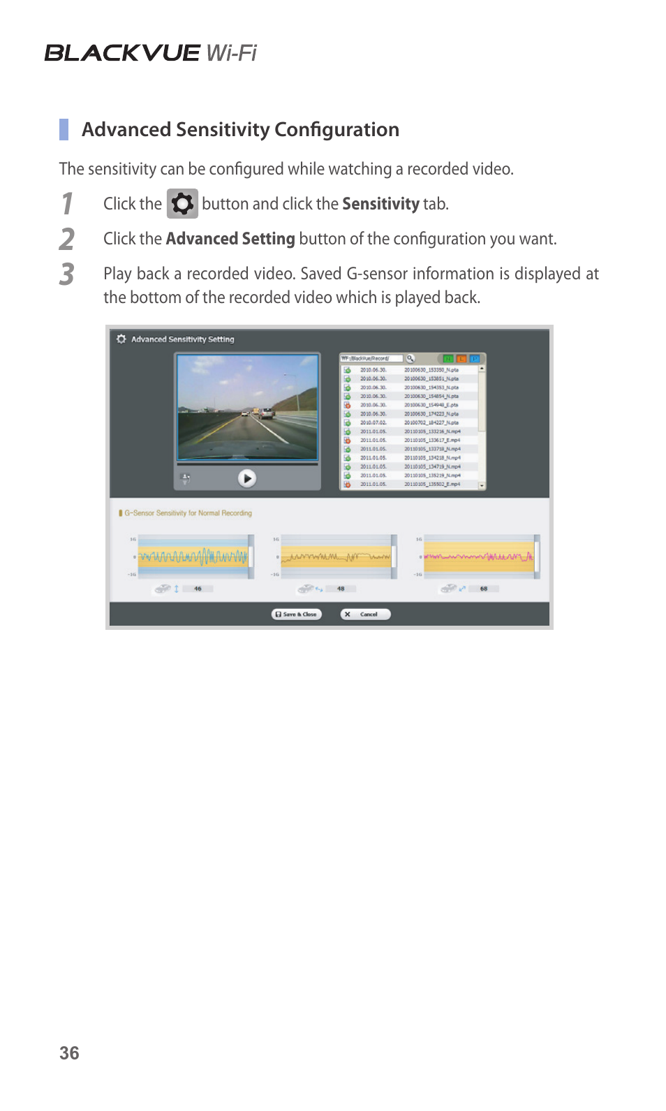 BlackVue DR600GW-HD V.1.01 User Manual | Page 36 / 47