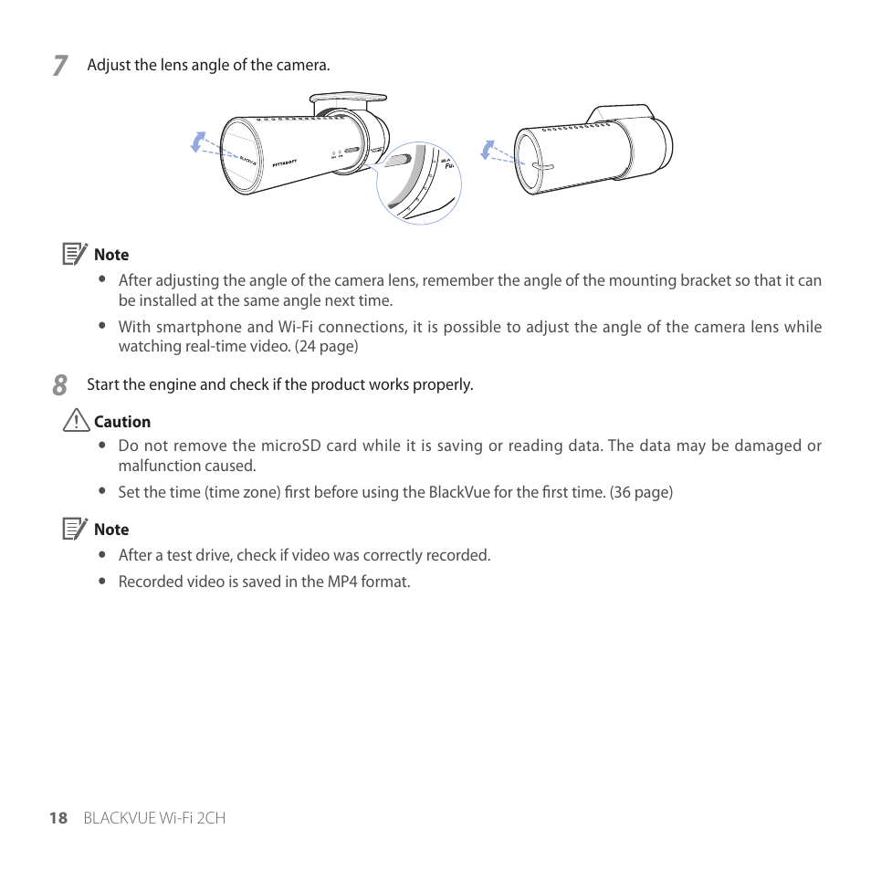 BlackVue DR650GW-2CH V.1.00 User Manual | Page 18 / 49