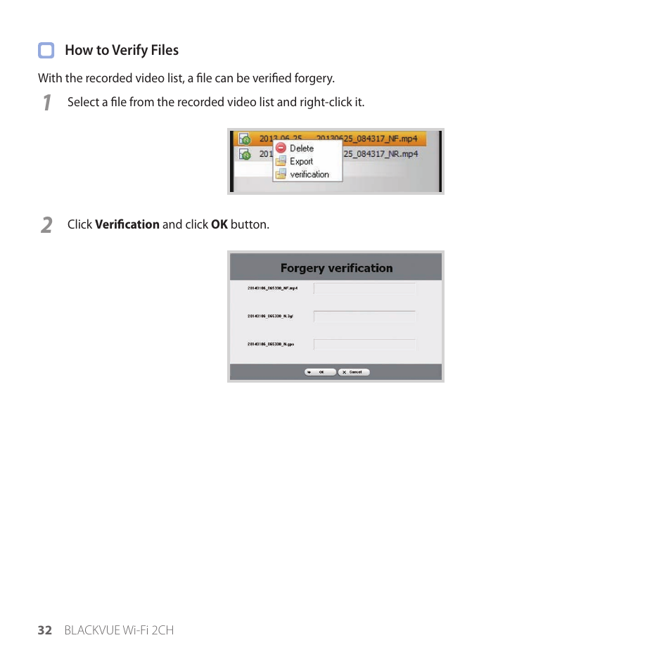 BlackVue DR650GW-2CH V.1.00 User Manual | Page 32 / 49