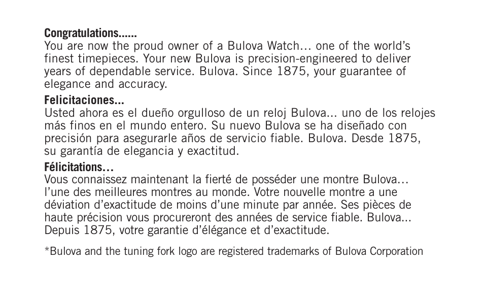 Bulova BVA-SERIES 100 User Manual | Page 4 / 24