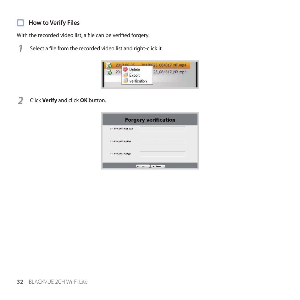 BlackVue DR530W-2CH V3.01 User Manual | Page 32 / 48