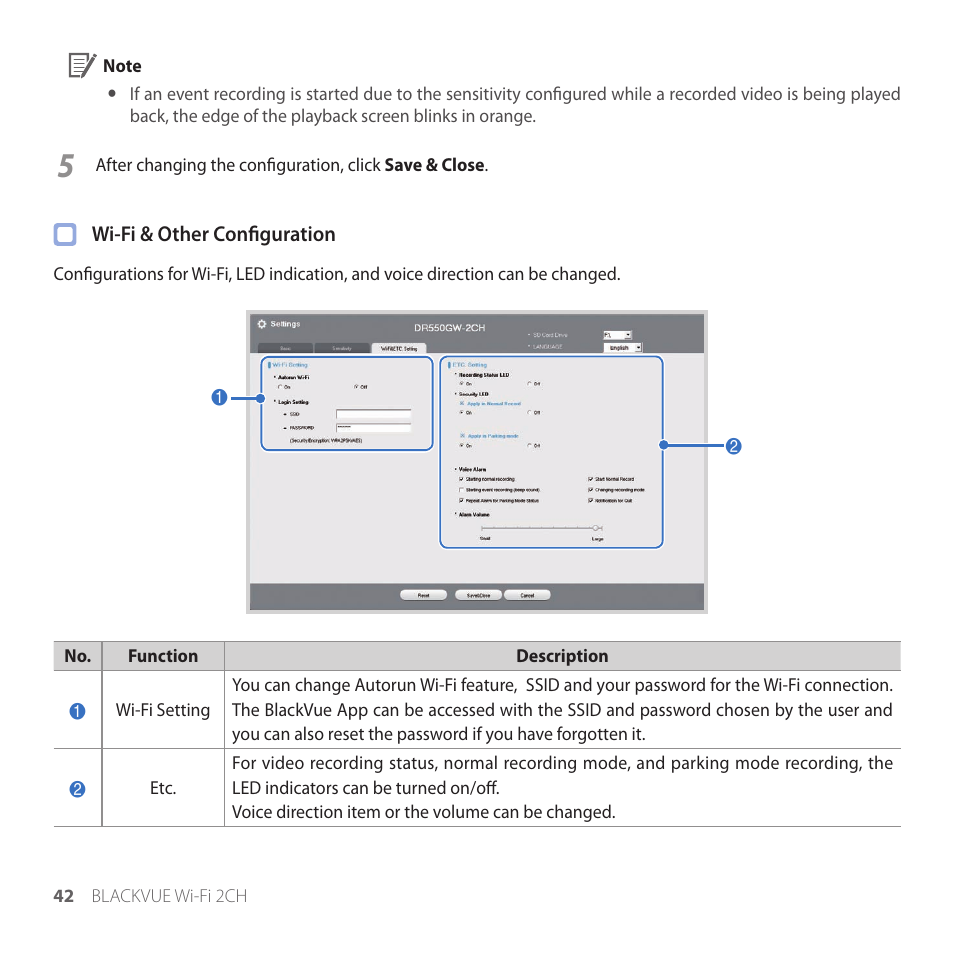BlackVue DR550GW-2CH V.3.02 User Manual | Page 42 / 51