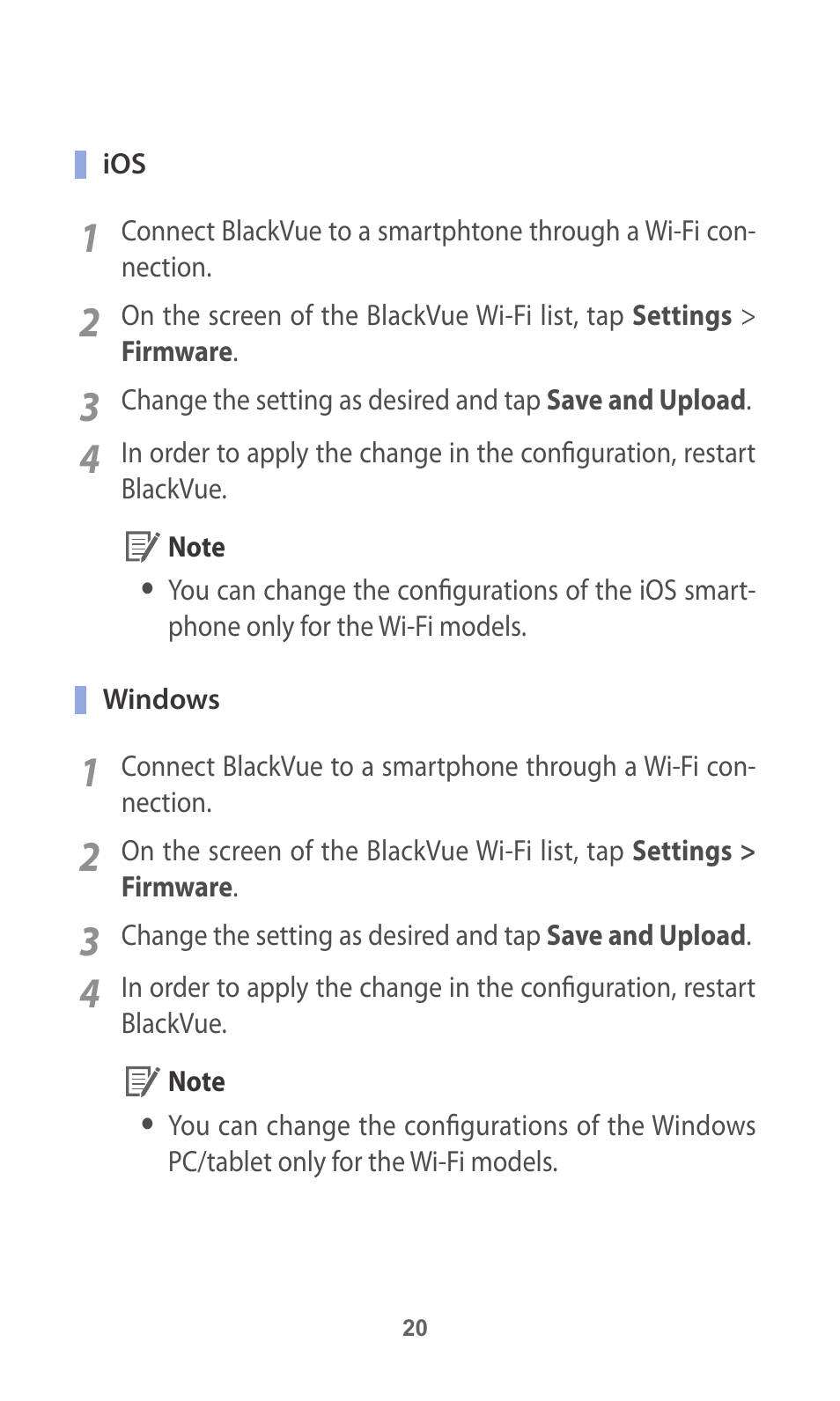BlackVue App V.2.00 User Manual | Page 20 / 21