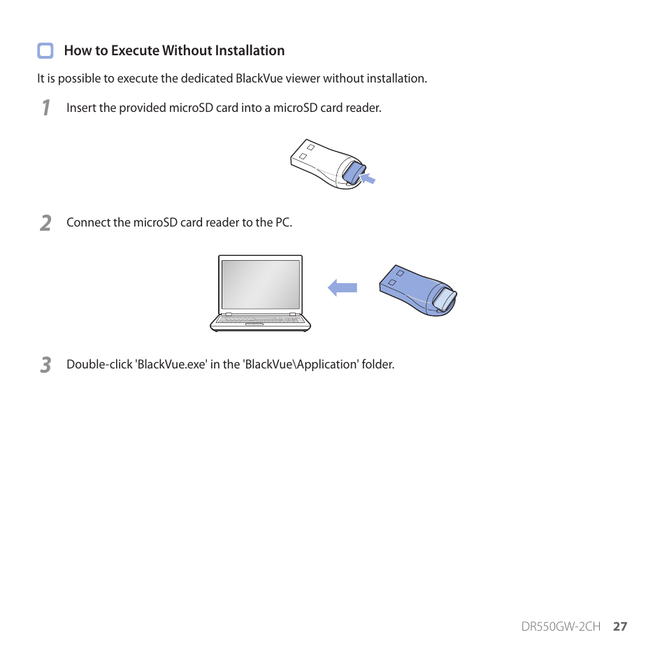 BlackVue DR550GW-2CH V2.03 User Manual | Page 27 / 52