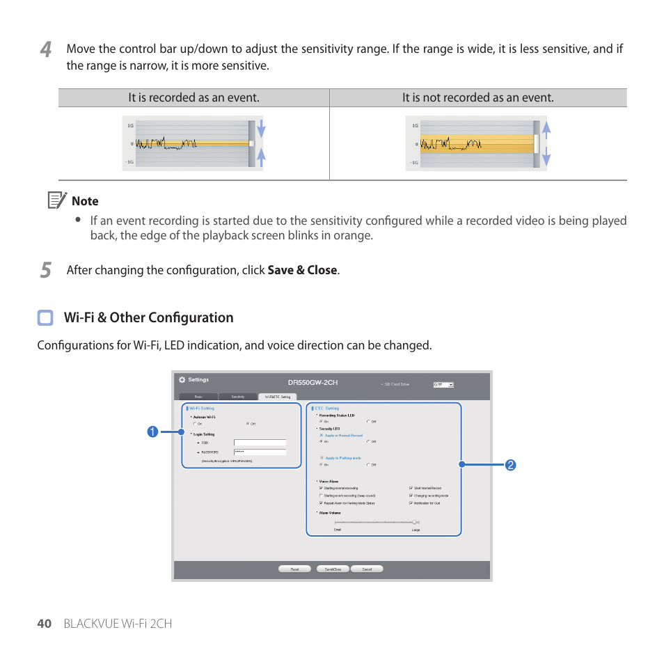 BlackVue DR550GW-2CH V2.03 User Manual | Page 40 / 52