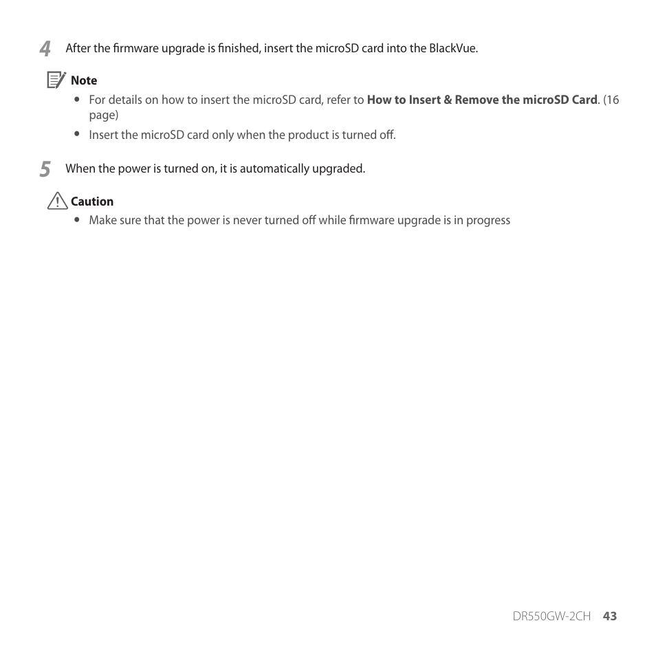 BlackVue DR550GW-2CH V2.03 User Manual | Page 43 / 52