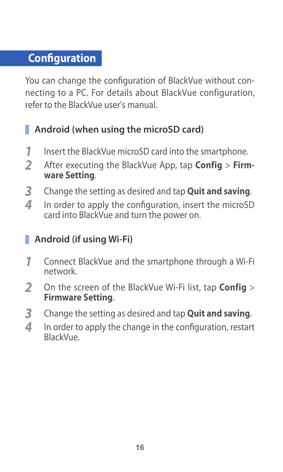 BlackVue App V.1.01 User Manual | Page 16 / 18