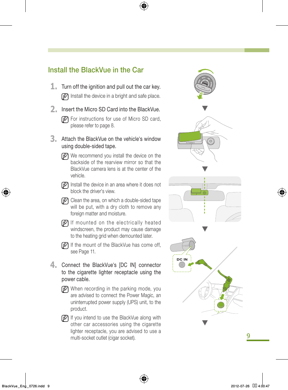 BlackVue Integrated V.2.00 User Manual | Page 11 / 44