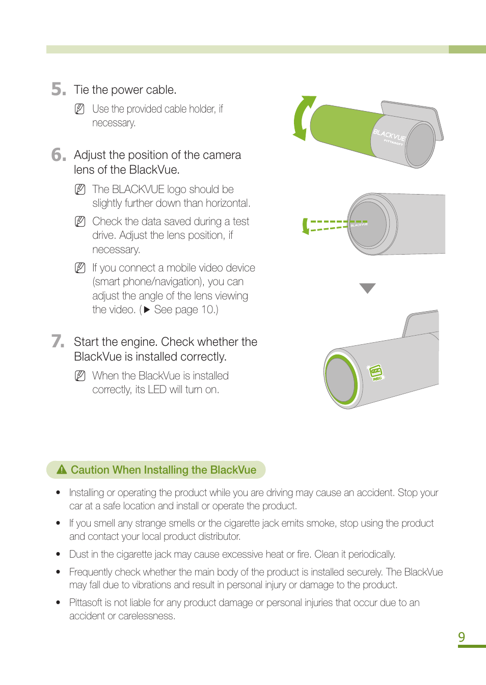 BlackVue DR350 User Manual | Page 11 / 32