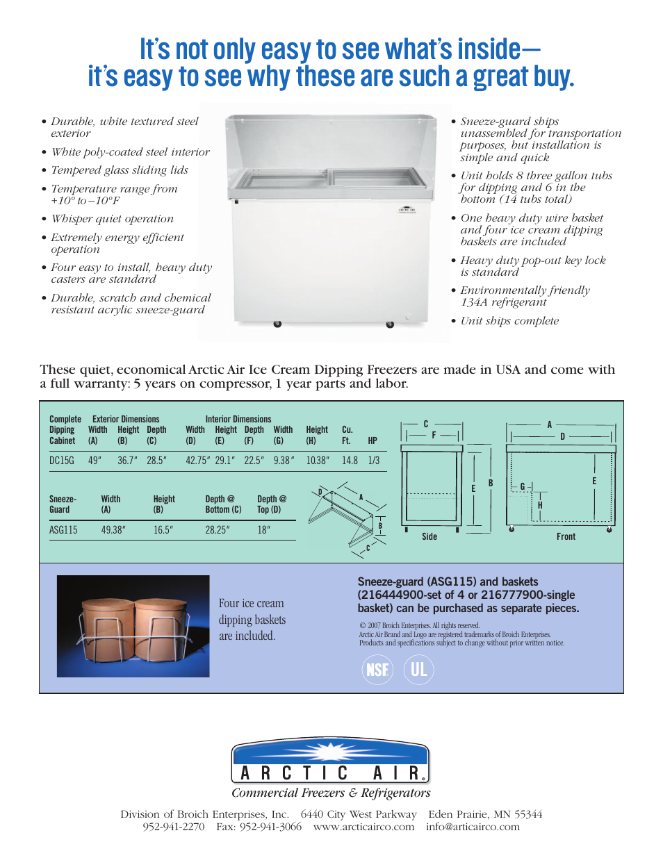 Arctic Air DC15G User Manual | Page 2 / 2